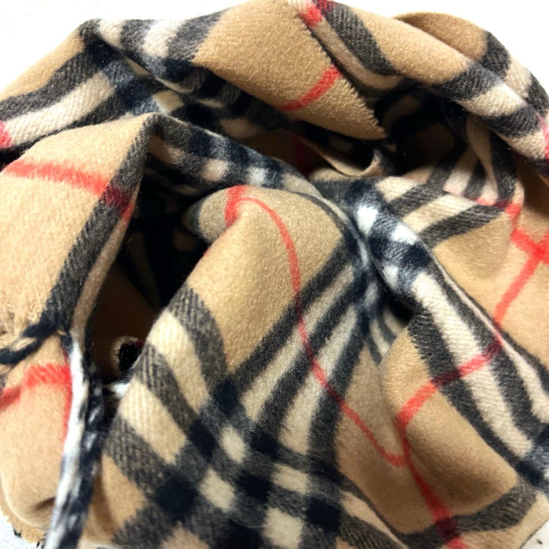 極美品✨バーバリー　カシミヤ100 ノバチェック　マフラー