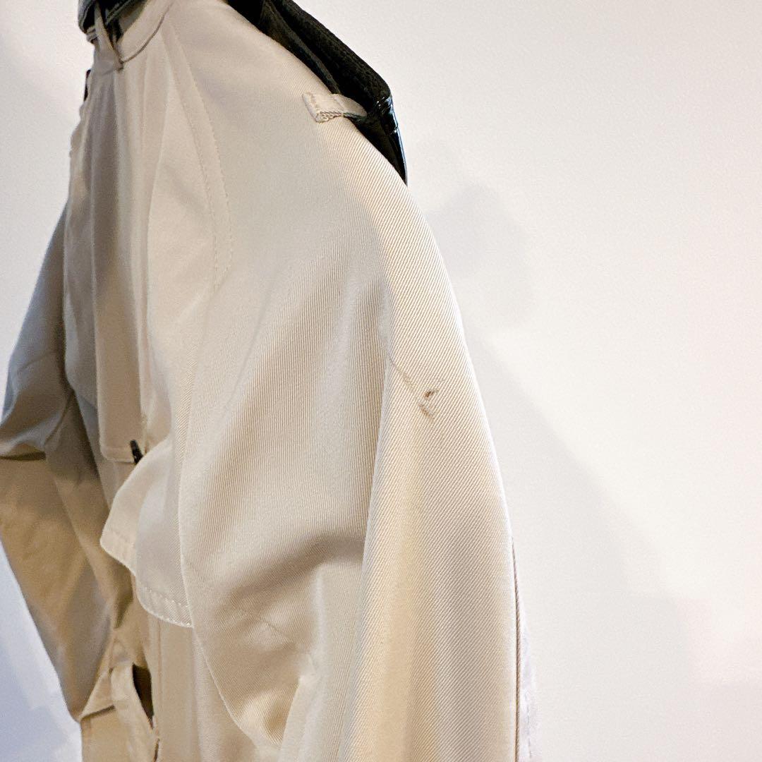 ボ*2様 【美品】BURBERRY バーバリー エナメル 切替 トレンチコートノ