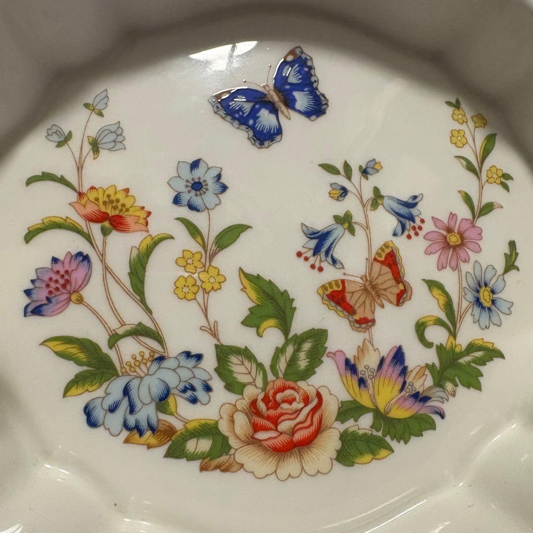 エインズレイ コテージガーデン 一輪挿し フラワーベース 皿　プレート　小物入れ