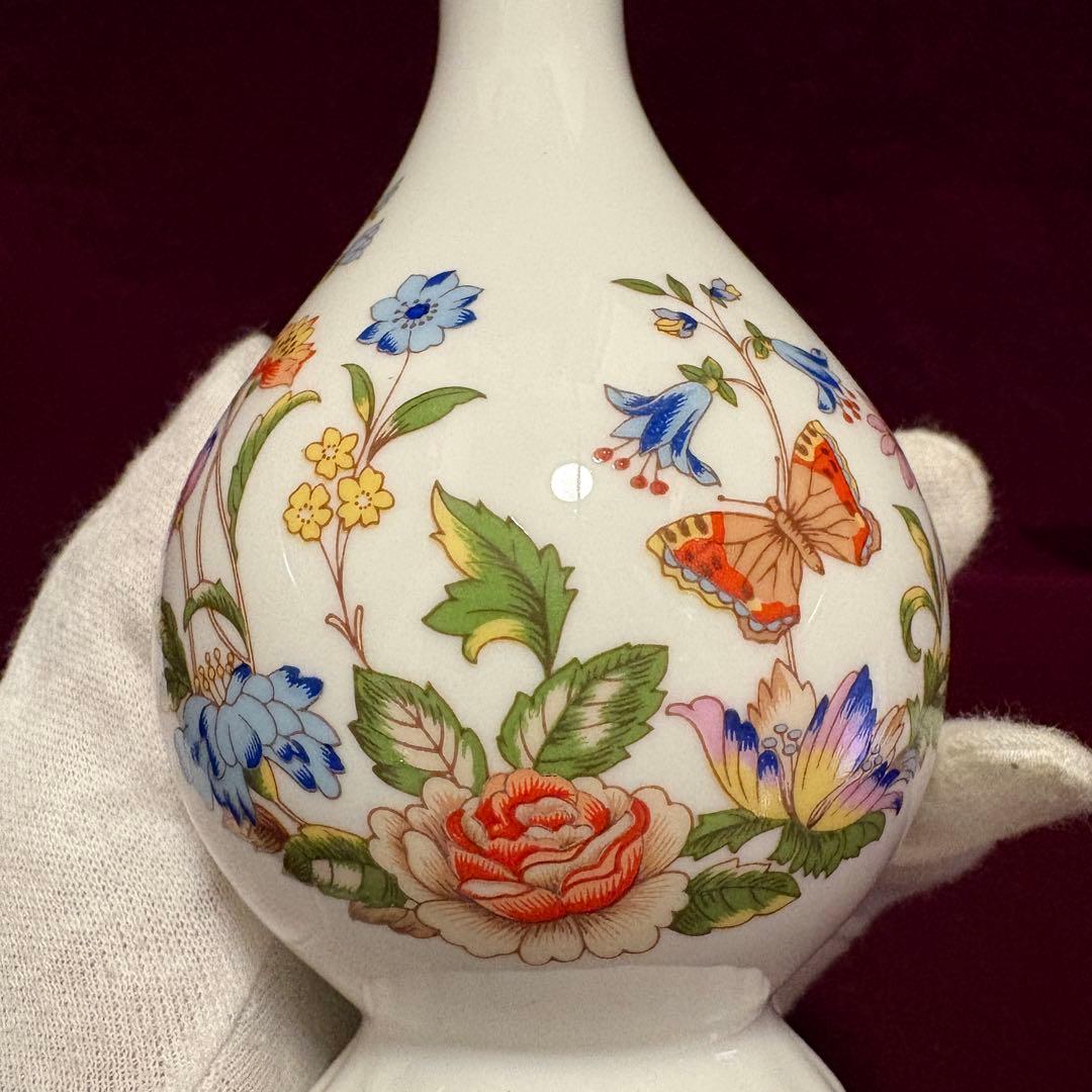 エインズレイ コテージガーデン 一輪挿し フラワーベース 皿　プレート　小物入れ