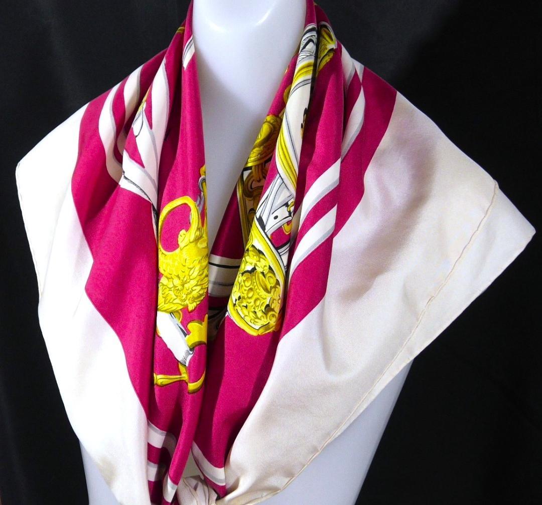 HERMES エルメス　大判スカーフ　カレ90　 D441