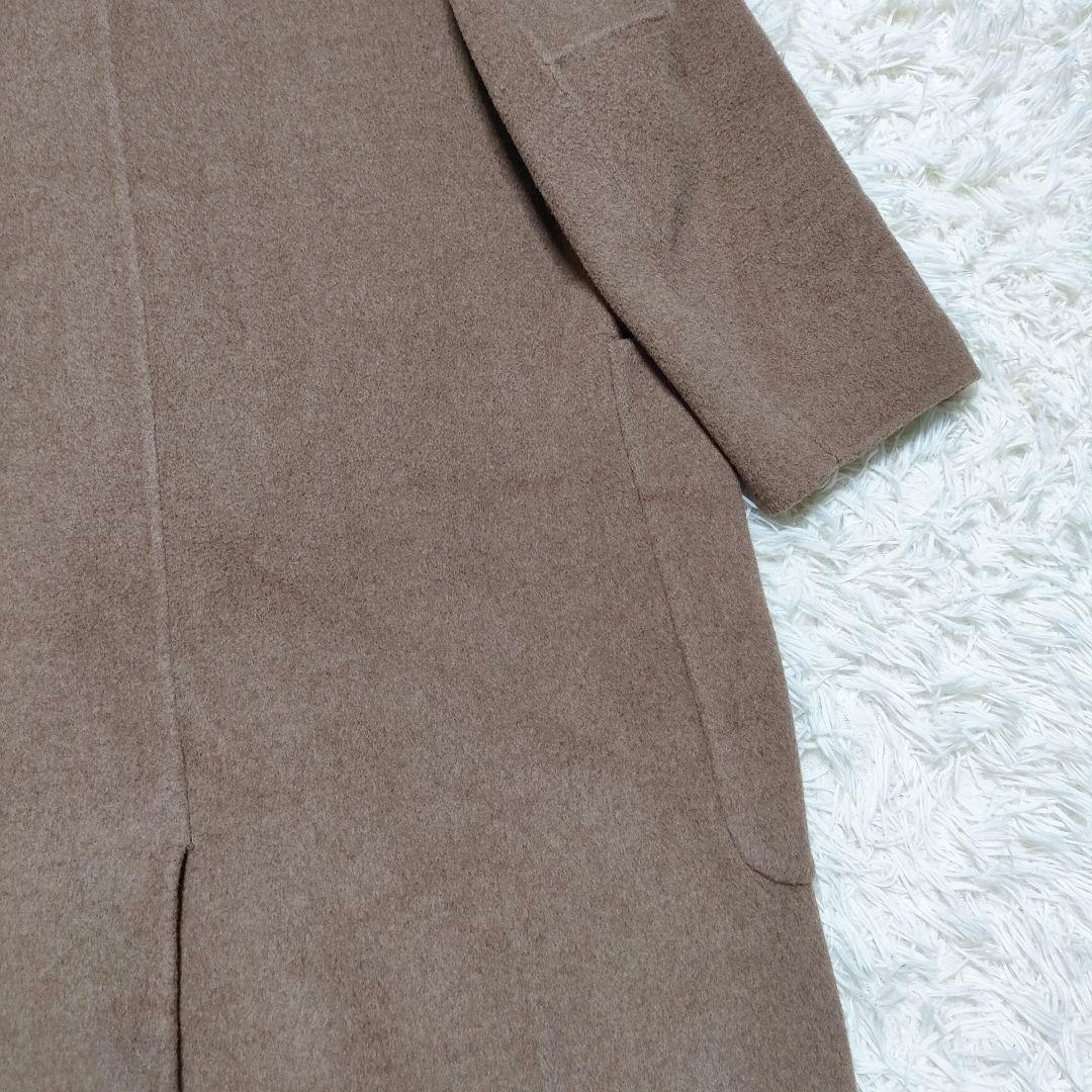 TODAYFUL Wool Over Coat 38 ウール マキシ丈 ブラウン