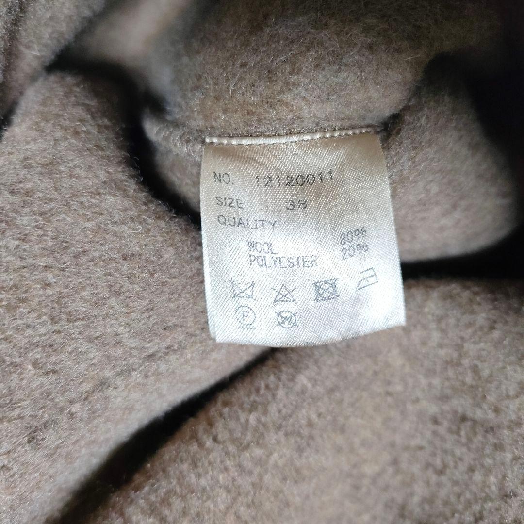 TODAYFUL Wool Over Coat 38 ウール マキシ丈 ブラウン