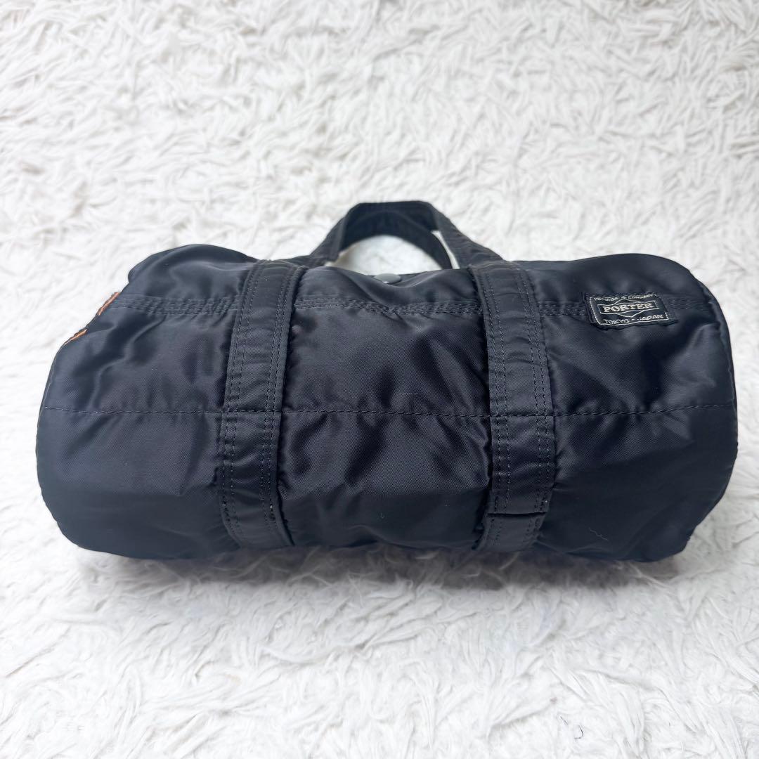 【訳あり人生】PORTER タンカー ミニボストンバッグ ブラック