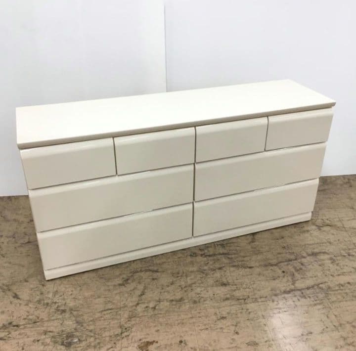 ニトリ ホワイト 引き出しチェスト 幅120cm