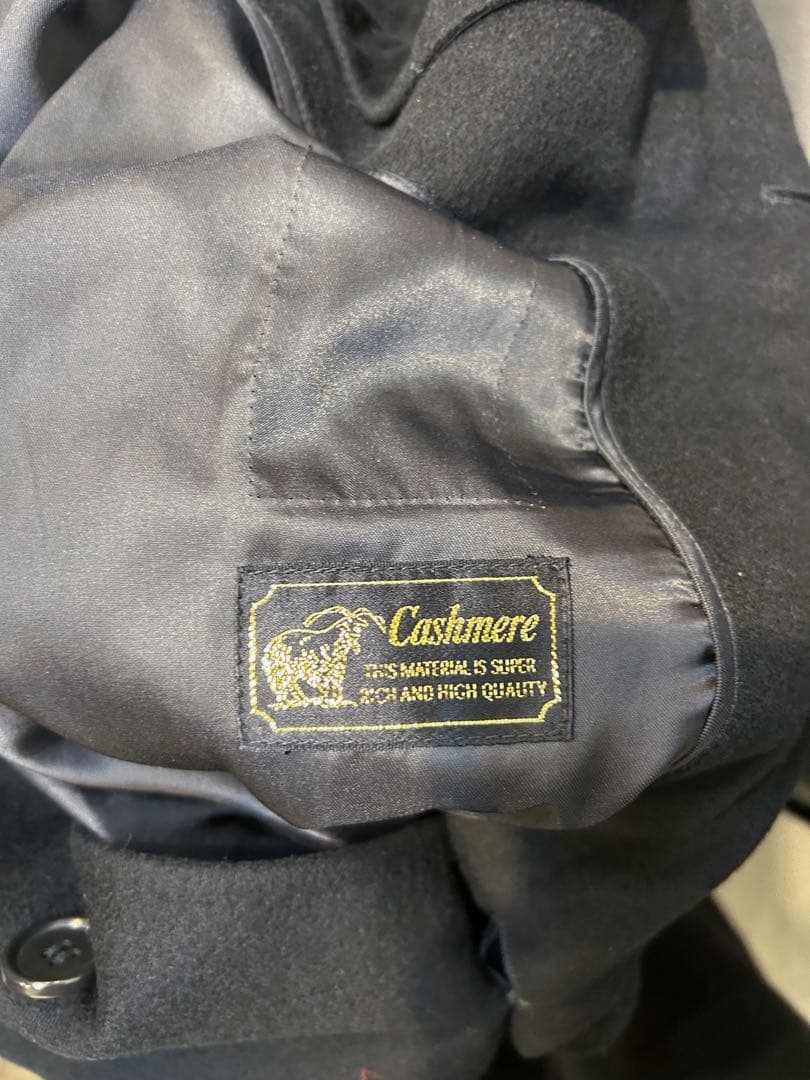 カシミア100% ステンカラーコート