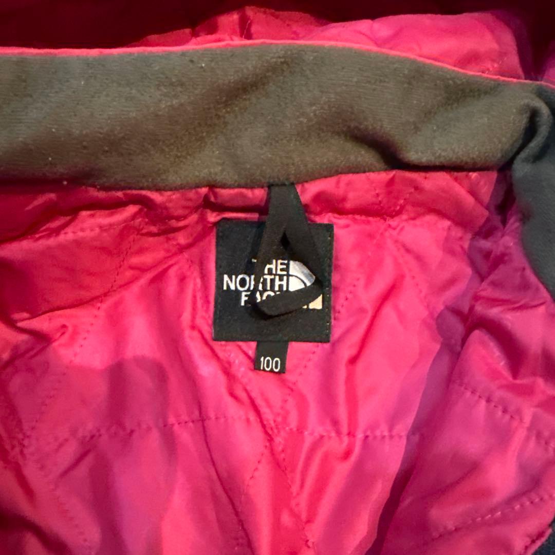美品　ノースフェイス　スキーウェア　キッズ　100 女の子　つなぎ