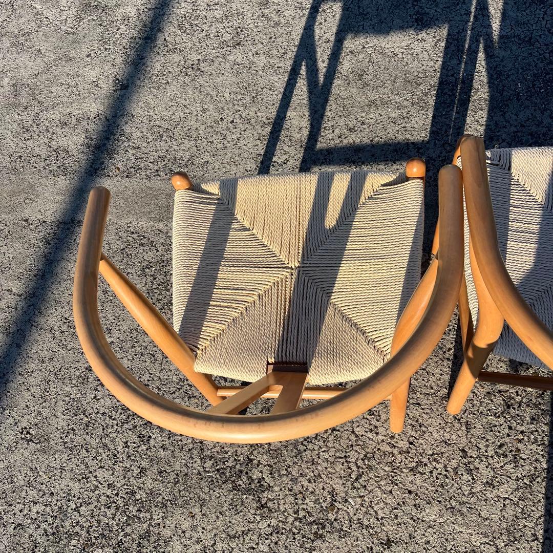 ダイニングチェア 北欧Yチェア風 ペーパーコード リプロダクト ナチュラル