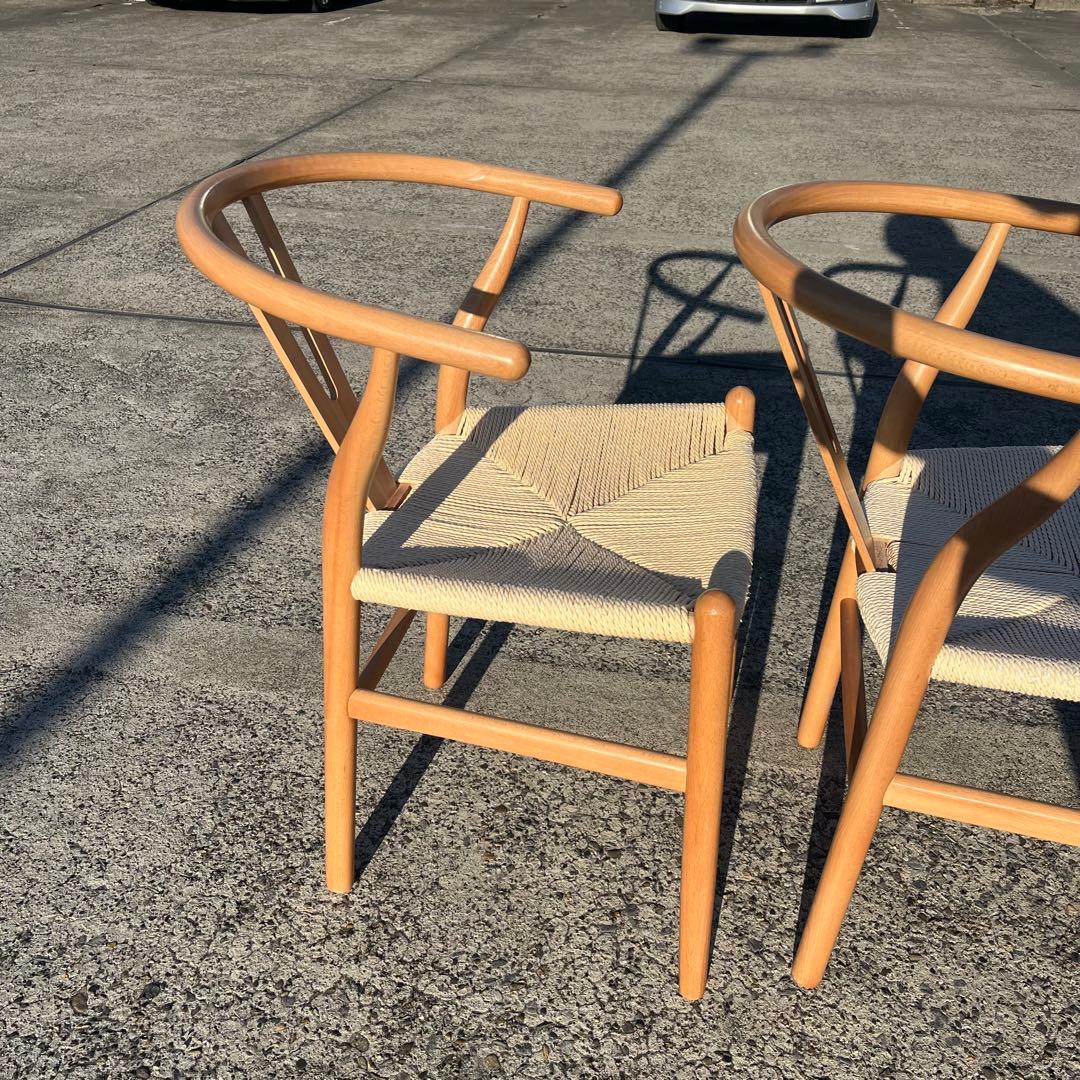 ダイニングチェア 北欧Yチェア風 ペーパーコード リプロダクト ナチュラル