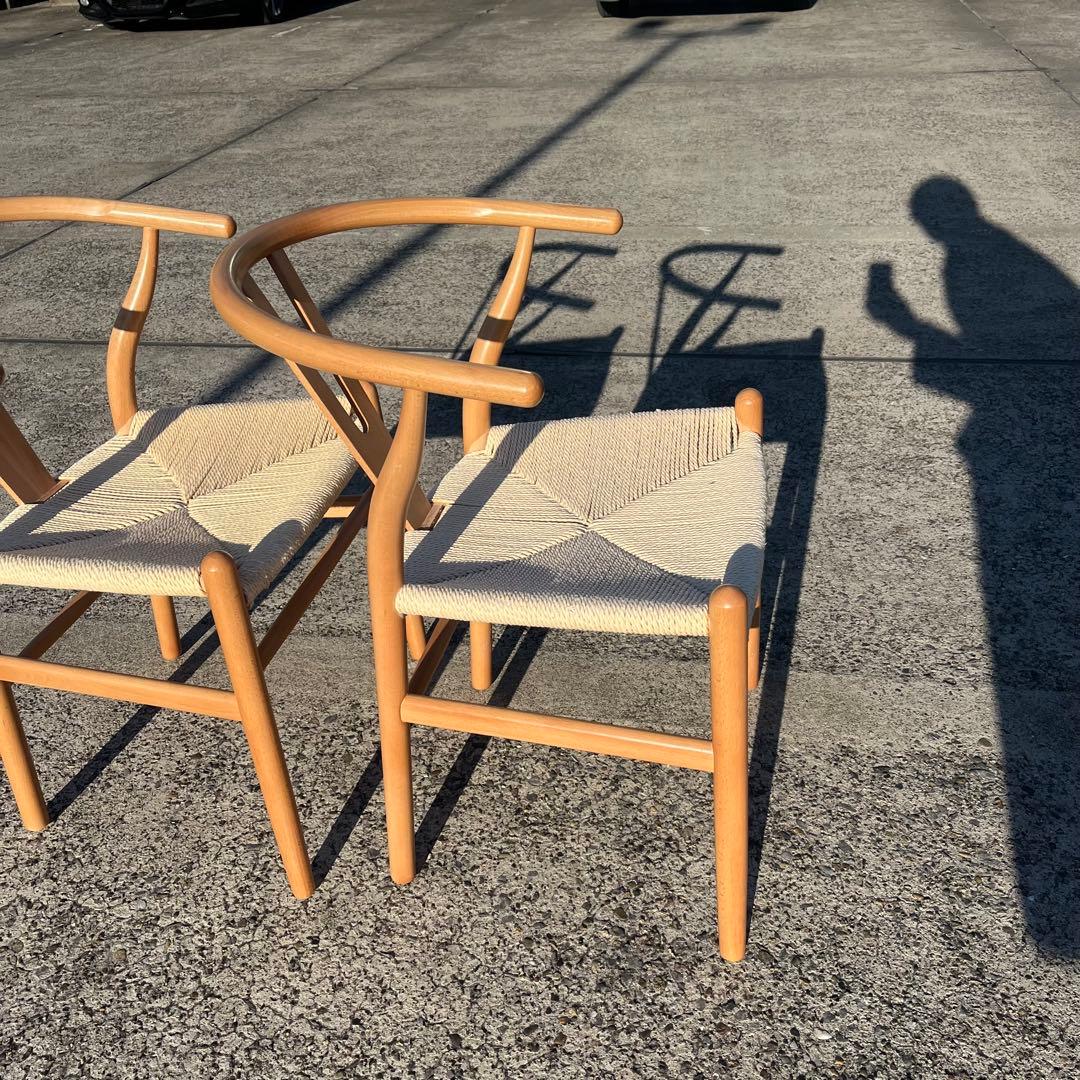 ダイニングチェア 北欧Yチェア風 ペーパーコード リプロダクト ナチュラル