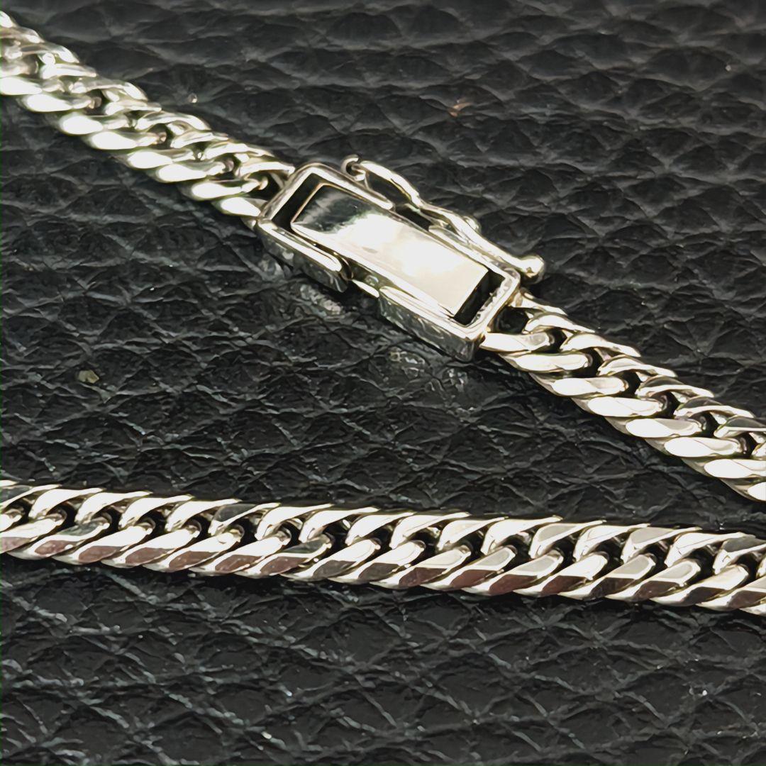 (C011311) Pt850 6面ダブル 喜平ネックレス マテリアル 造幣局