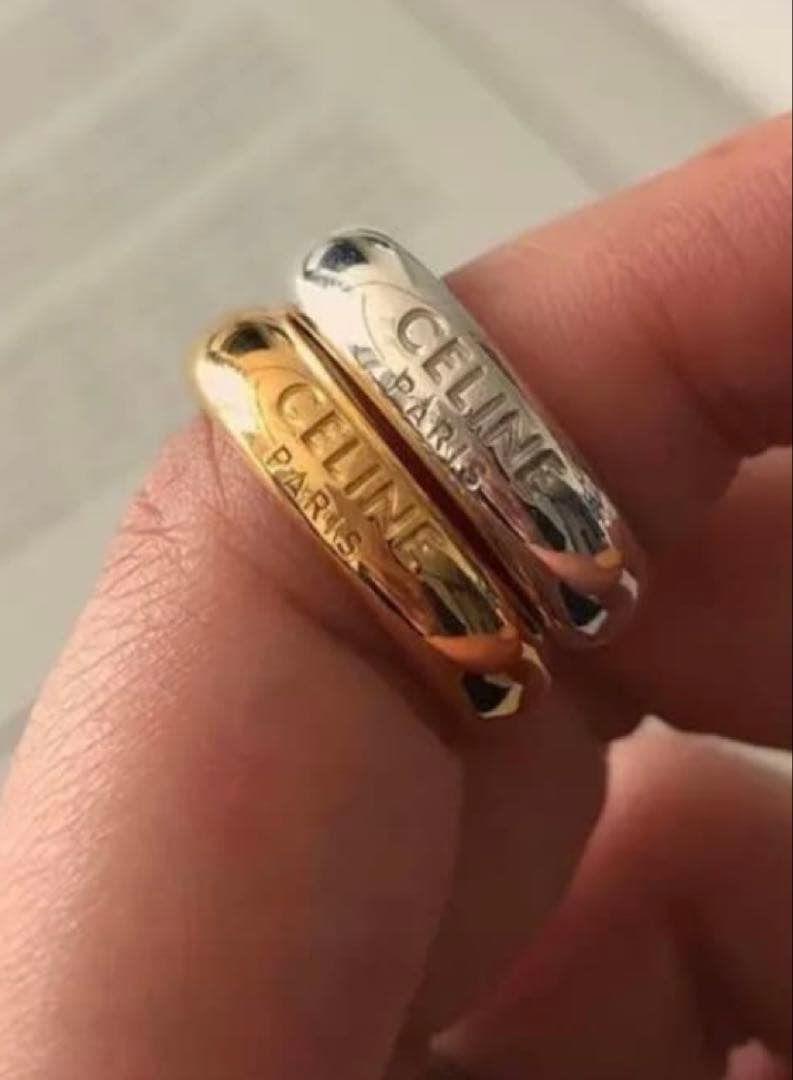 【CELINE】限定値下げ中 刻印あり リング シルバー 11号