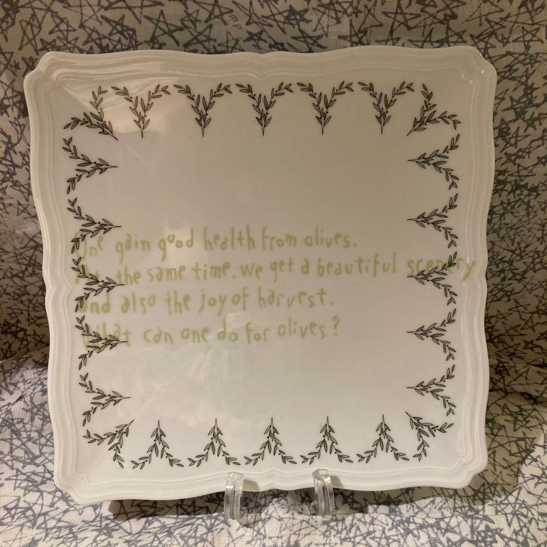 激レア　ミナペルホネン　リチャードジノリ　パスザバトン　コラボプレート22cm