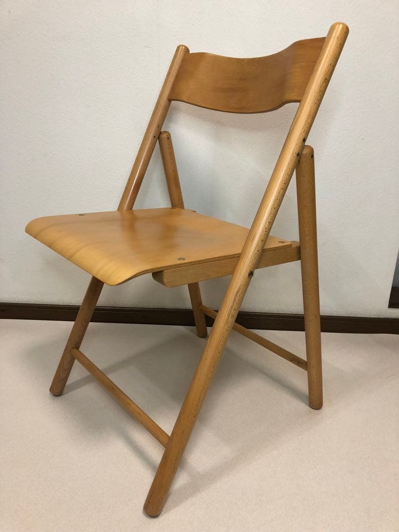 希少 廃盤 良品計画 無印良品 ブナ材 折りたたみ 椅子 フォールディングチェア