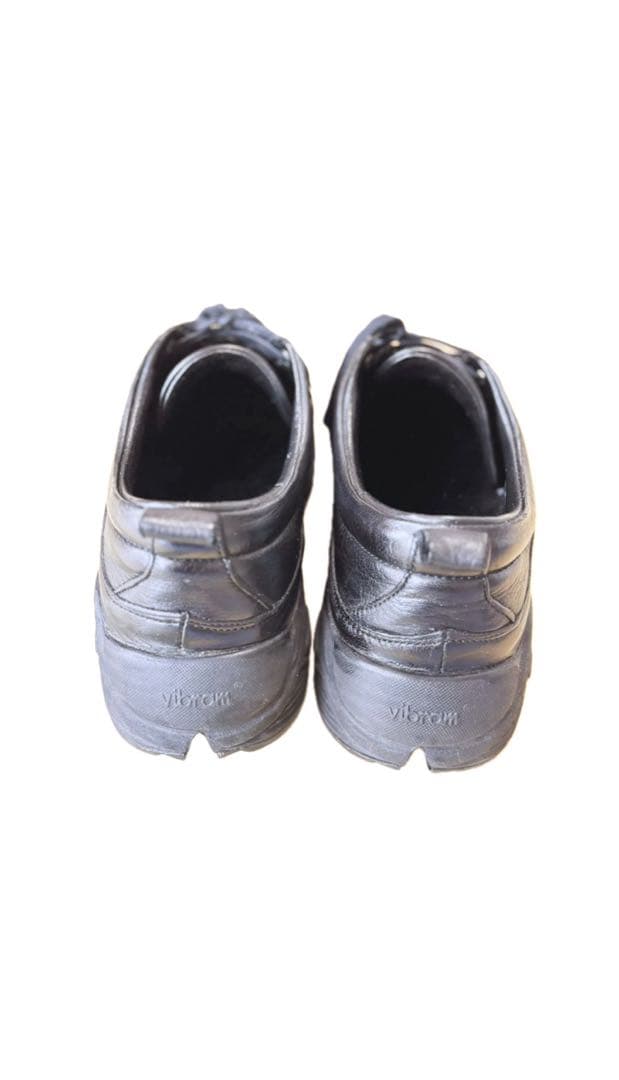 YOAK ヨーク ビブラムソール ブラック レザースニーカー