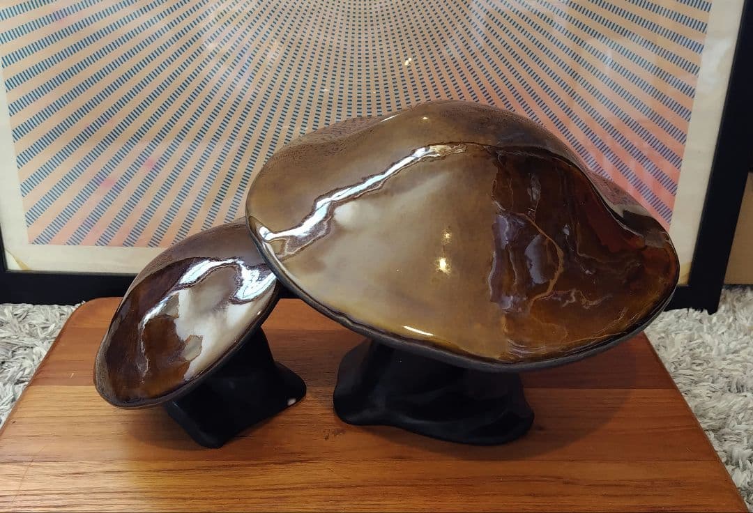 アンティーク マッシュルーム　ポッテリー