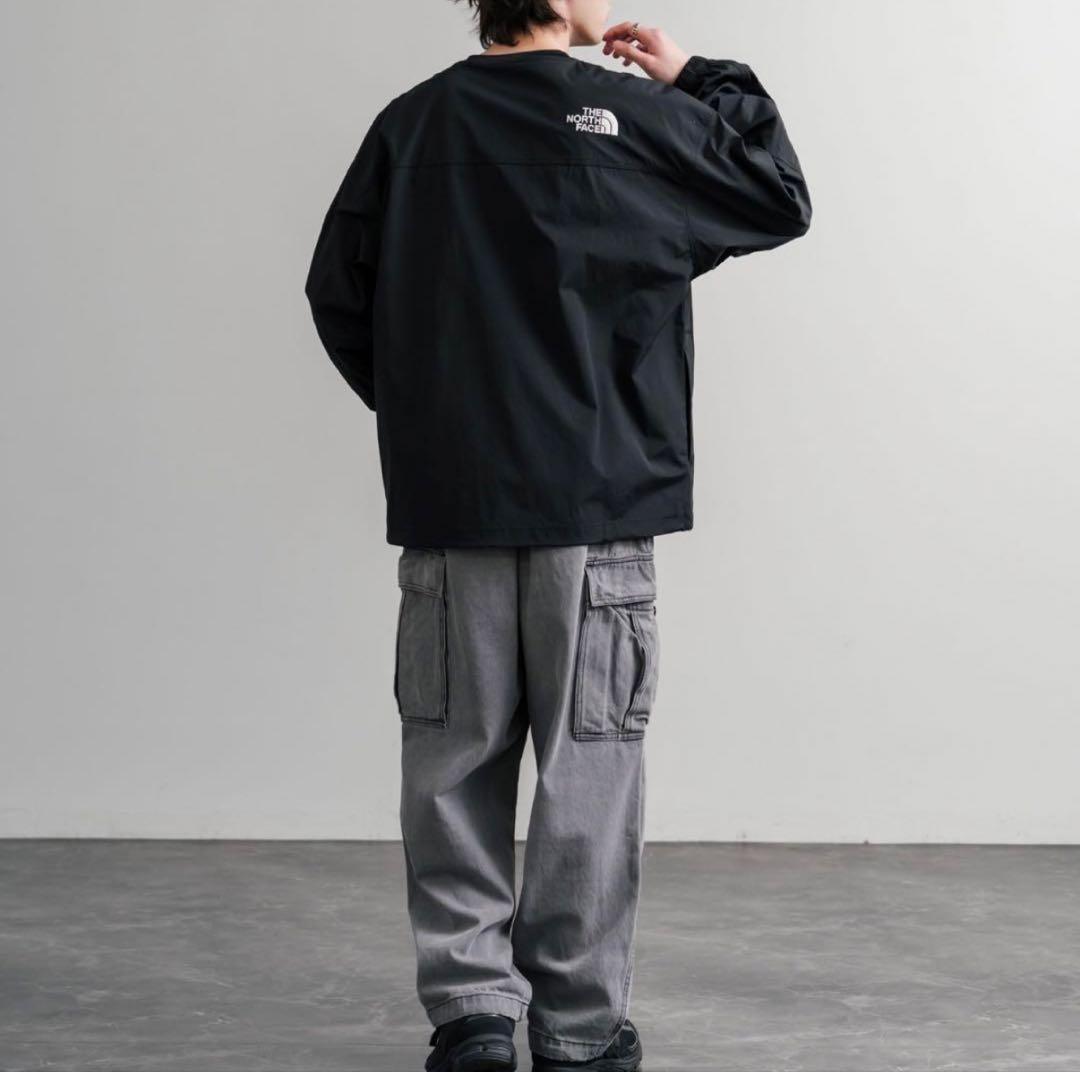 日本未入荷 ノースフェイス ALBANY EX CREWNECK ロンT 黒 L