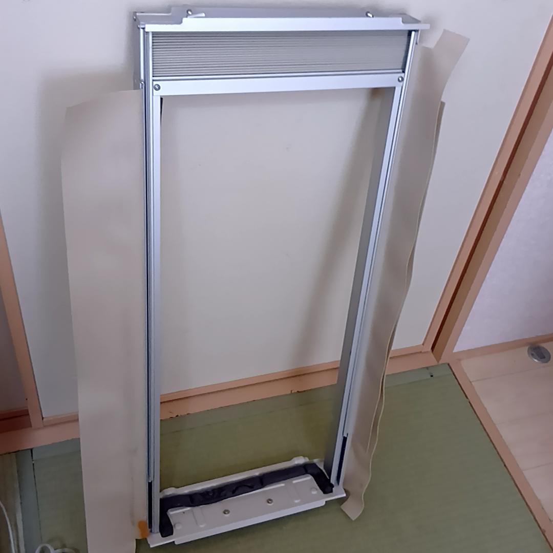 ハイアール　ウインドエアコン　窓用エアコン　JA-16R　窓枠・リモコン付属