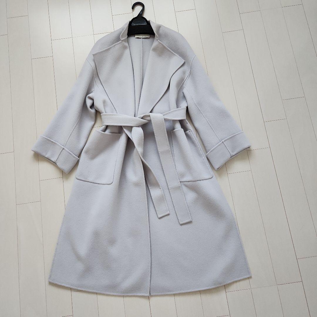 【uncrave WHITE 】 アンクレイヴ　リバー ロングコート