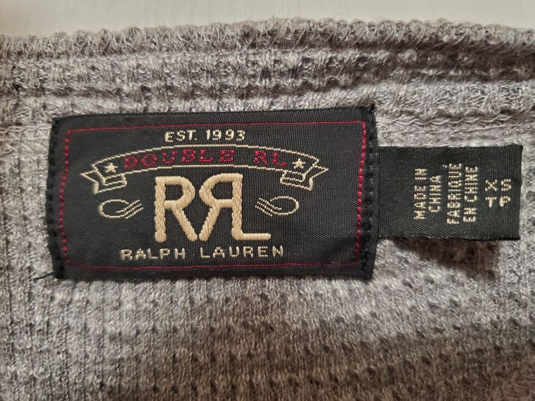 ダブルアールエル RRL RalphLauren グレー 長袖カットソー XS