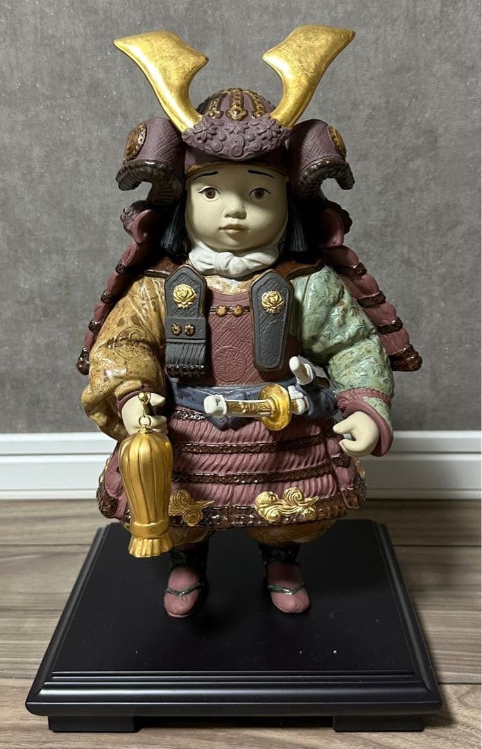 リヤドロ 若武NO.13045 60周年記念　フィギュリン　陶器人形　置物