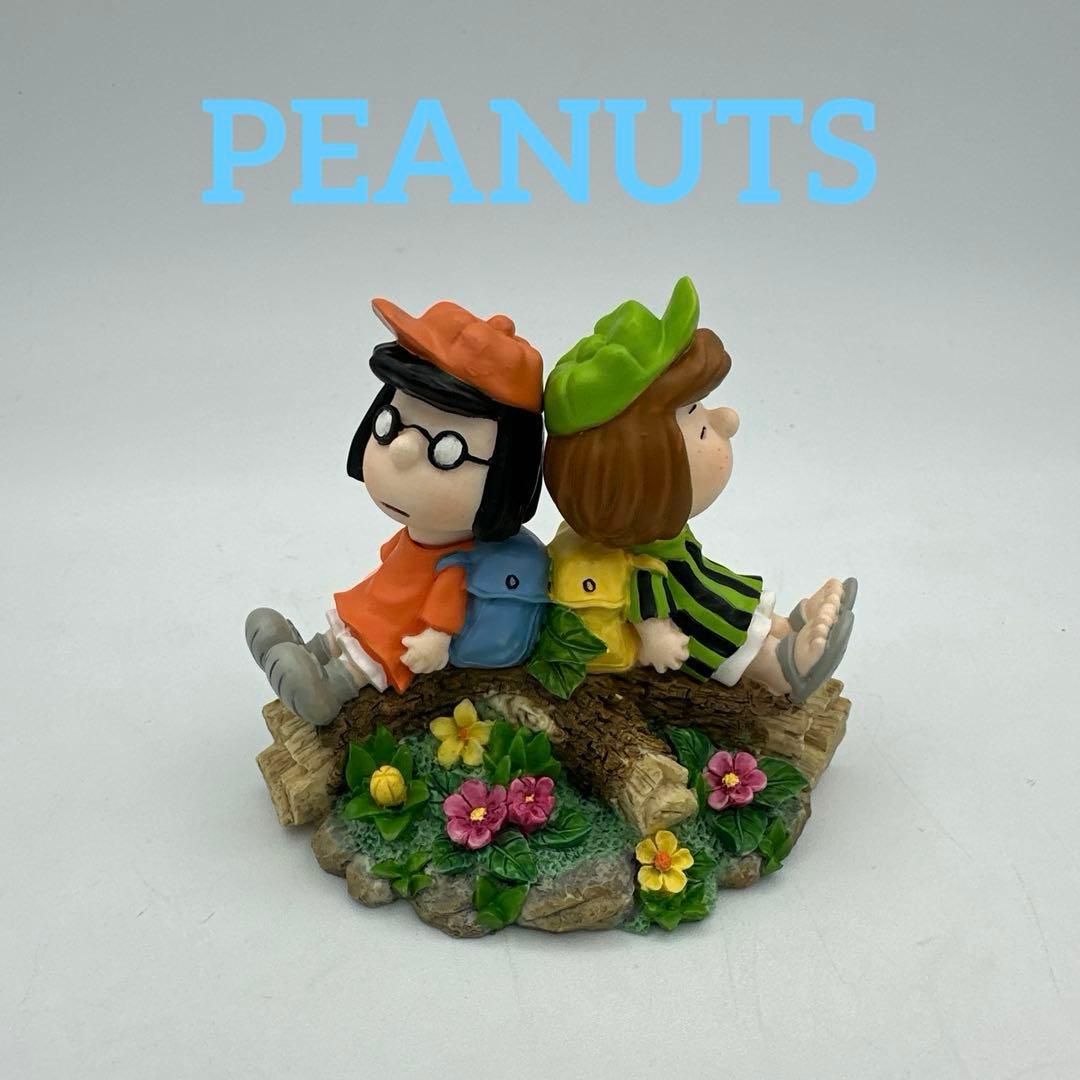 ラスト１個★PEANUTS 置き物 マーシー&ペパーミントパティ【未使用】
