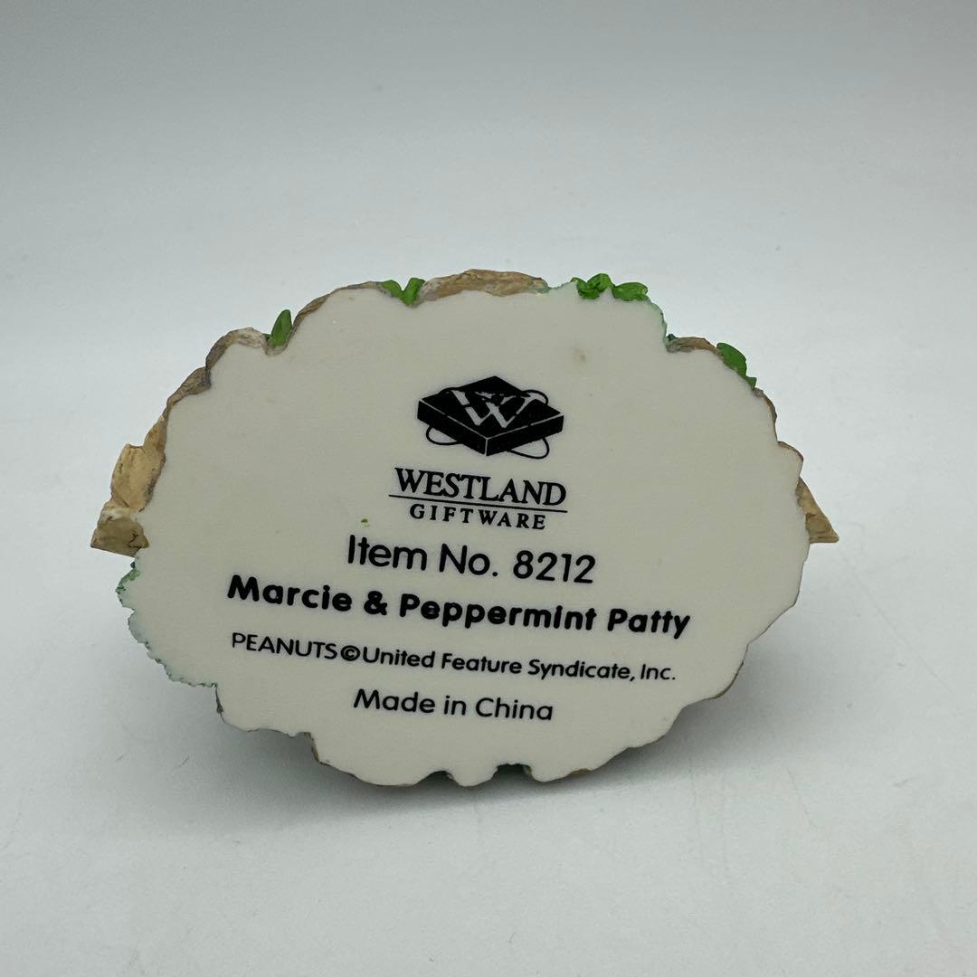 ラスト１個★PEANUTS 置き物 マーシー&ペパーミントパティ【未使用】