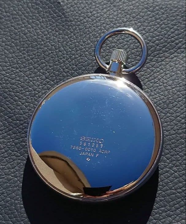 【稼働中・希少】SEIKO クォーツ 懐中時計 鉄道時計 国鉄 JR