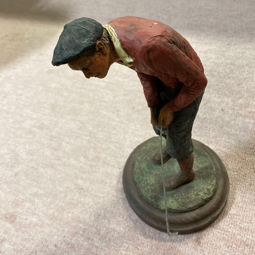 michaelgarman  ゴルフ　人形　ブロンズ像　置物