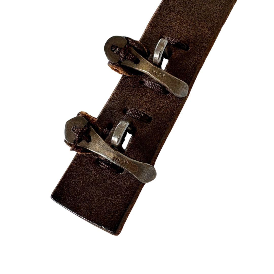 小物 m.a+ Early Production Hook Leather Belt