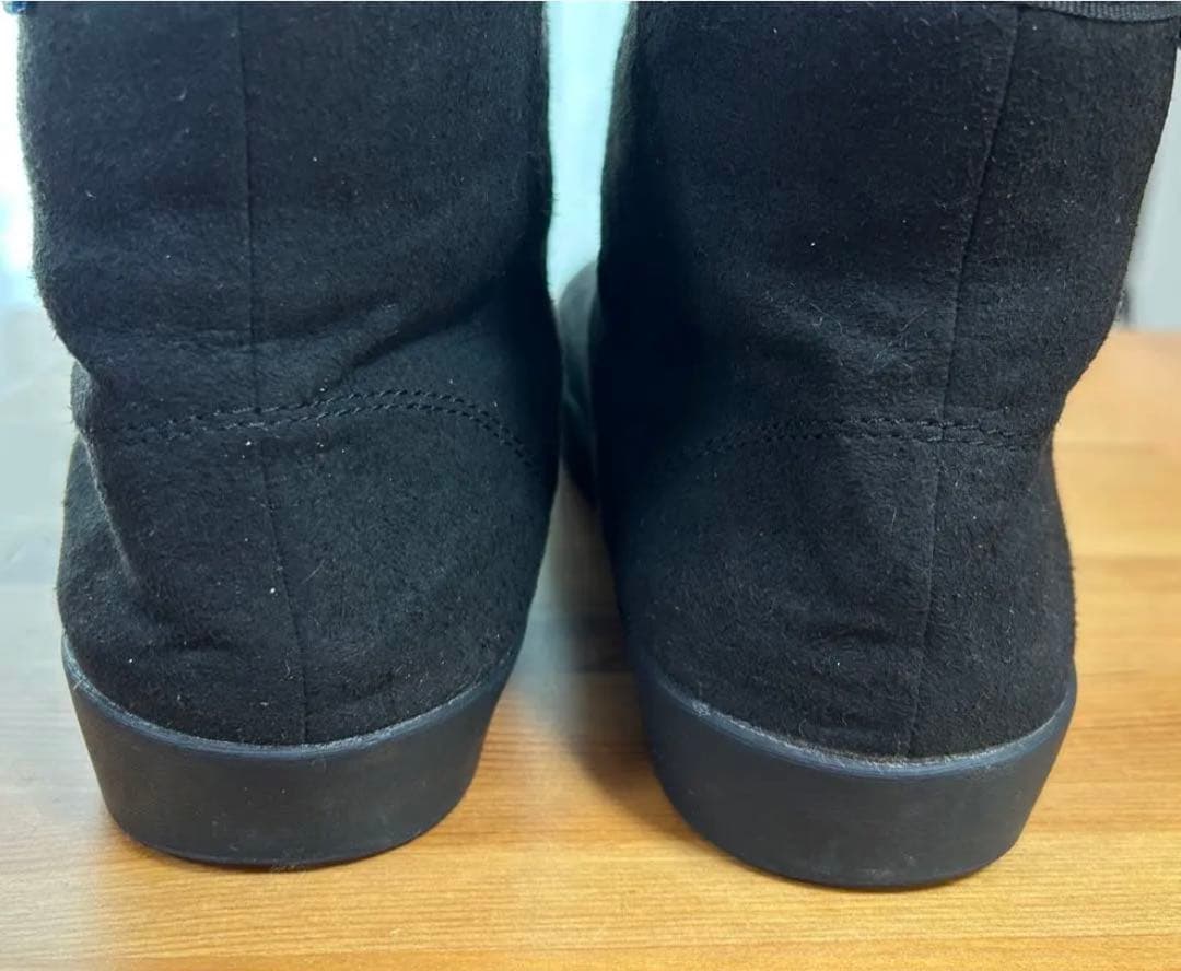 使用浅美品ノースフェイス ウィンターキャンプブーツNF51995ブラック25cm