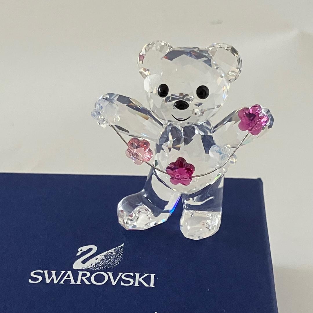 Swarovski スワロフスキー　クリスベア Flowers for you