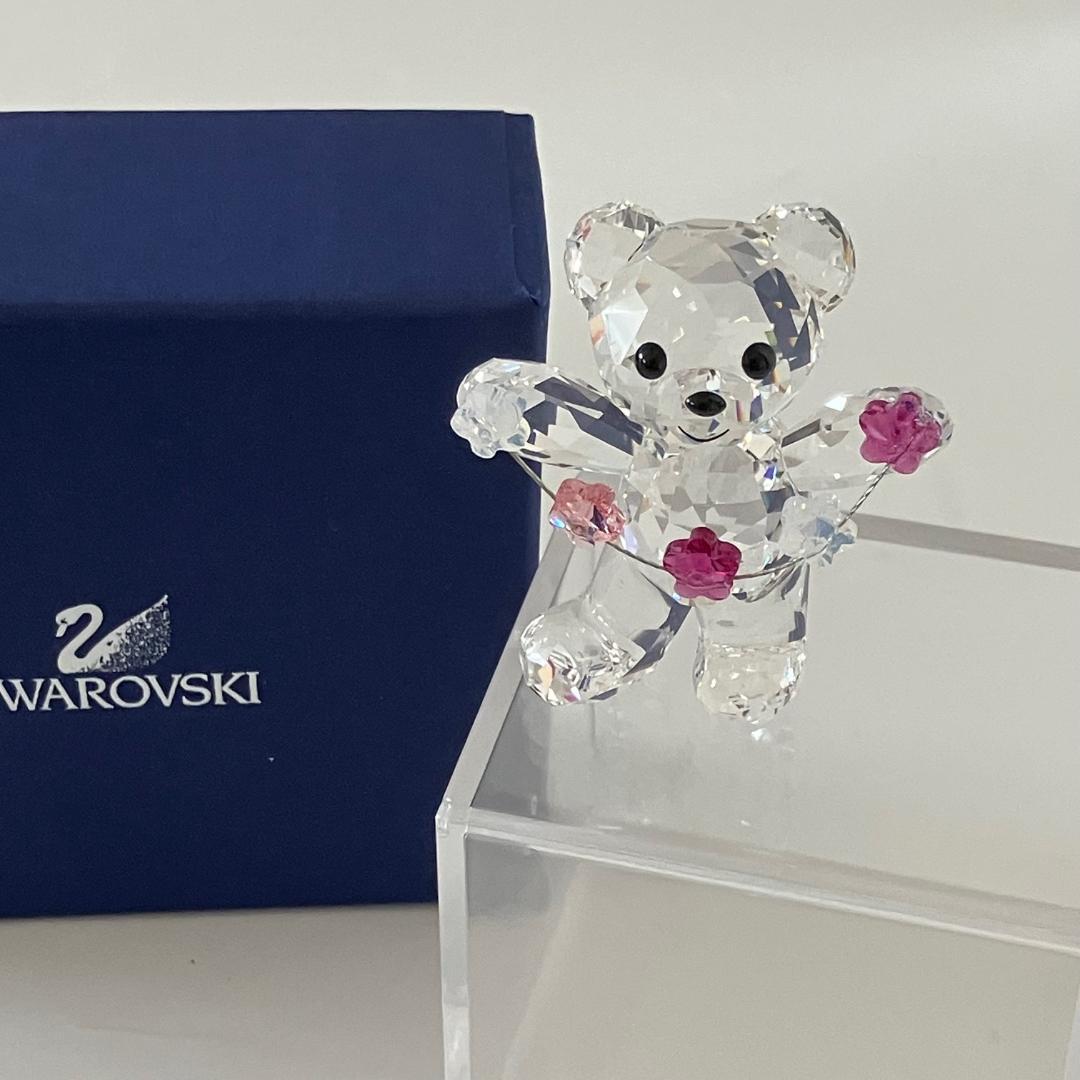 Swarovski スワロフスキー　クリスベア Flowers for you