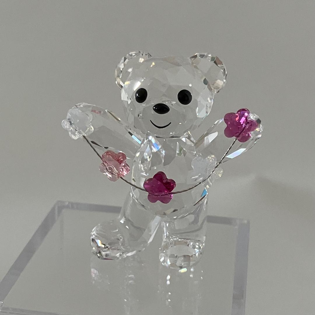 Swarovski スワロフスキー　クリスベア Flowers for you