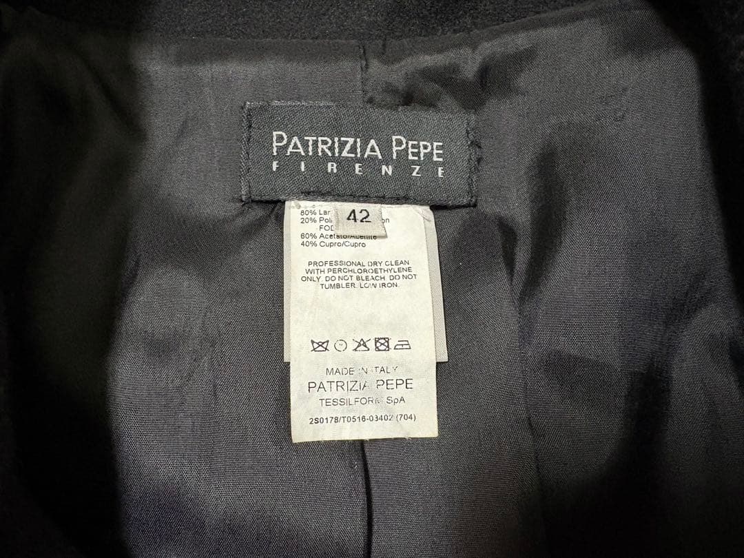 パトリツィアぺぺ★アーミーコート42/ブラック/ナポレオンジャケットコート