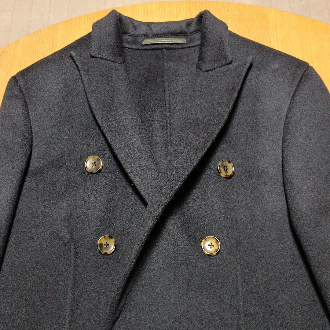 ルカヴェンチュリーニ　 ユナイテッドアローズ　ダブルブレストチェスターコート48