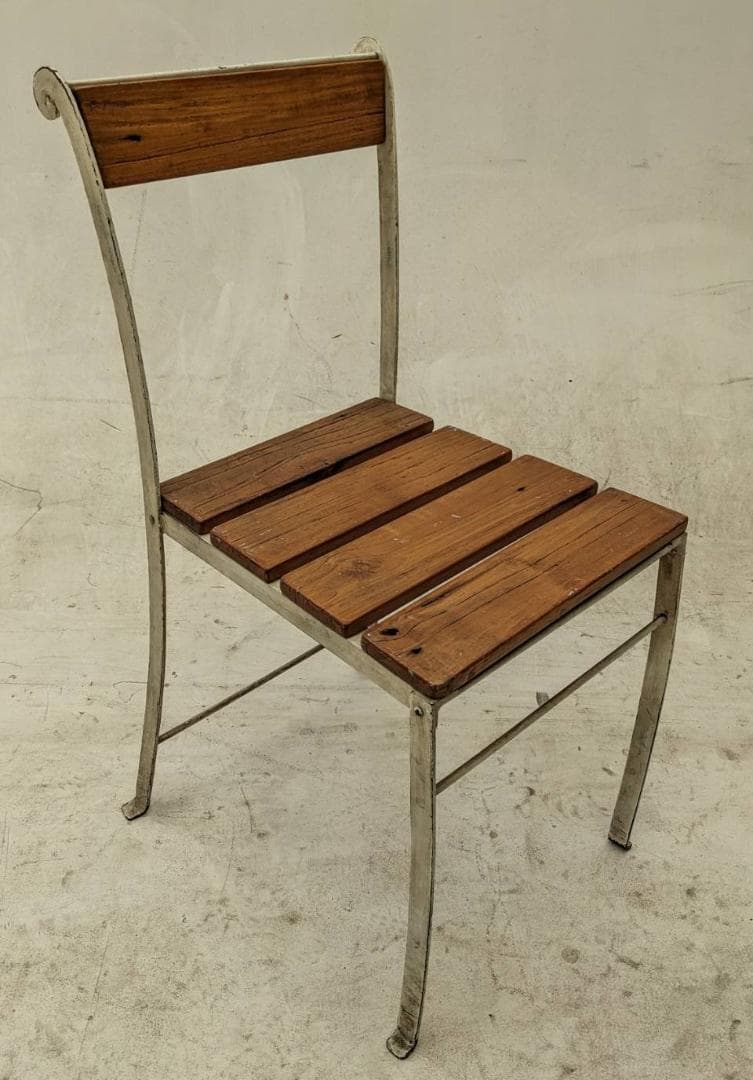 値下げしました　ガーデンチェア　アイアン×ウッド