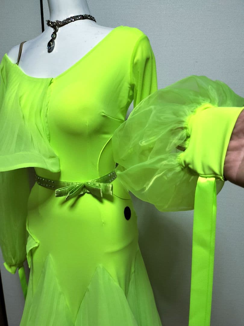 社交ダンス♡モダン　スタンダード　ワンピースドレス