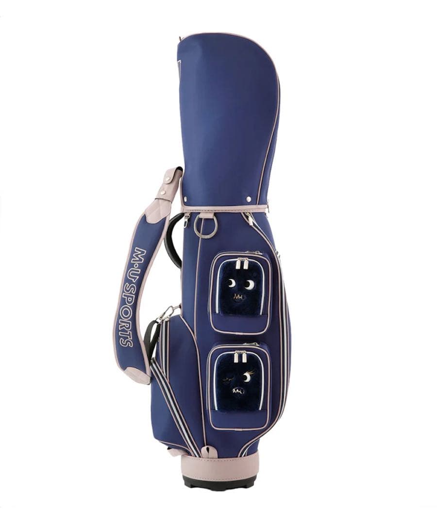 キャディバッグレディース エムユー スポーツ M.U SPORTS ネイビー新品