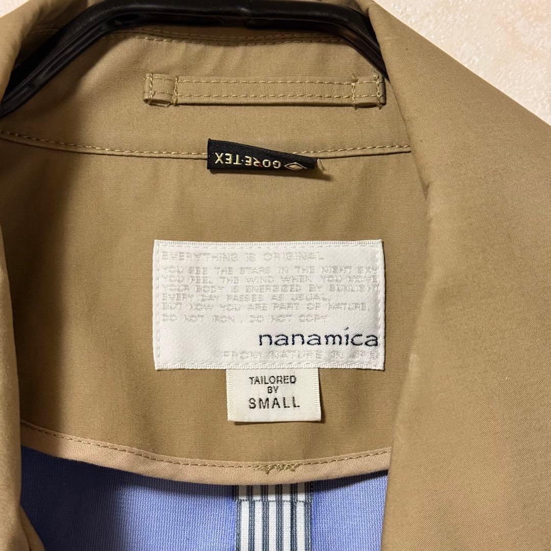 nanamica ナナミカ ステンカラーコート ゴアテックス S SUBF800