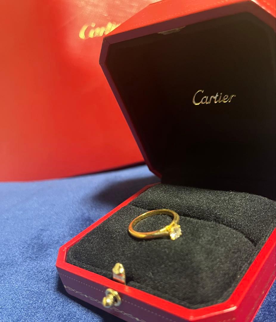 【売切価格】カルティエ0.23ct. 7号