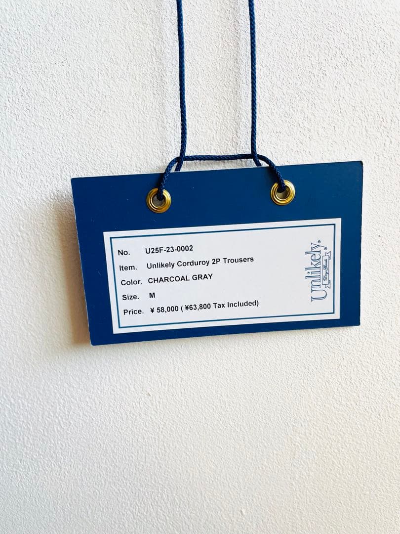 パンツ Unlikely 25AW Corduroy 2P Trousers