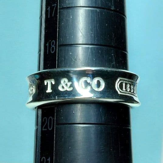 ティファニーナローリング　19号 新品仕上げ　無傷未使用に近い