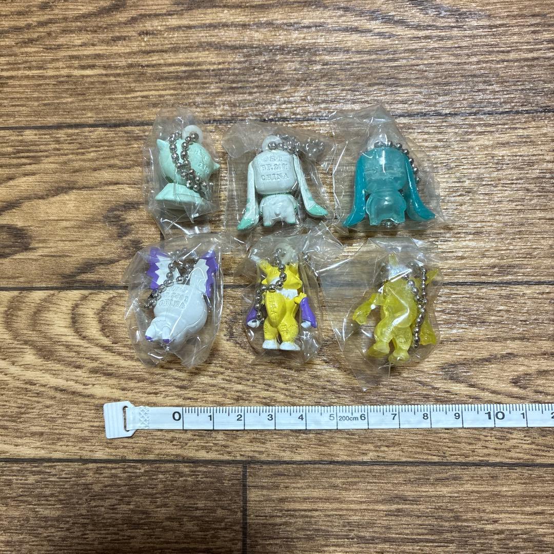 デジモンテイマーズ　フィギュアキーホルダー　2001年　レナモン　テリアモン　他