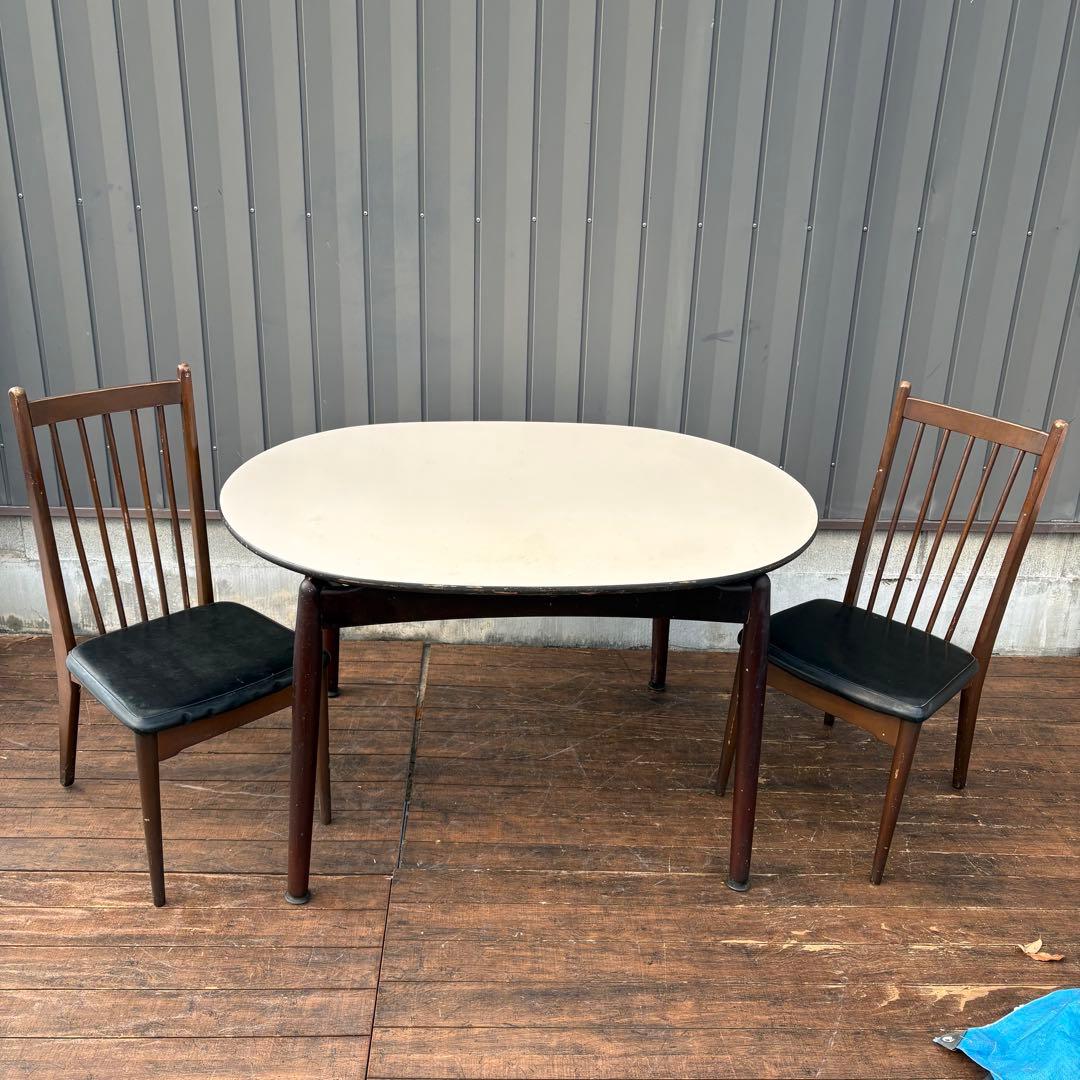 ①ヴィンテージ ミッドセンチュリー 木製椅子 ダイニングチェア ダイニングチェア