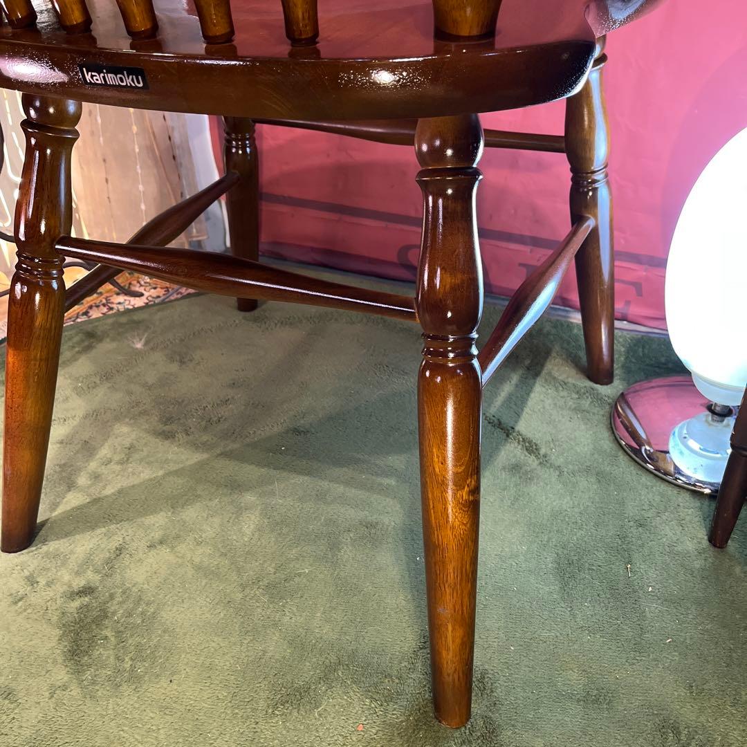 L ４　 カリモクヴィンテージ スピンドルチェア　コロニアル ウィンザー