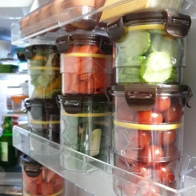 パズルロック サイズ可変密封容器 S・M計40個セット 処分特価 数量限定