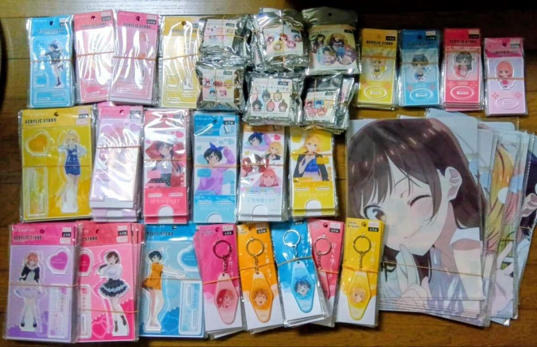 新品 彼女、お借りします グッズ大量セット アクスタクリアファイル バラ売り☓