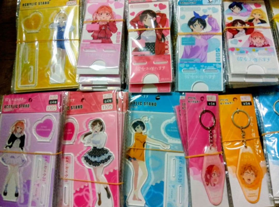 新品 彼女、お借りします グッズ大量セット アクスタクリアファイル バラ売り☓