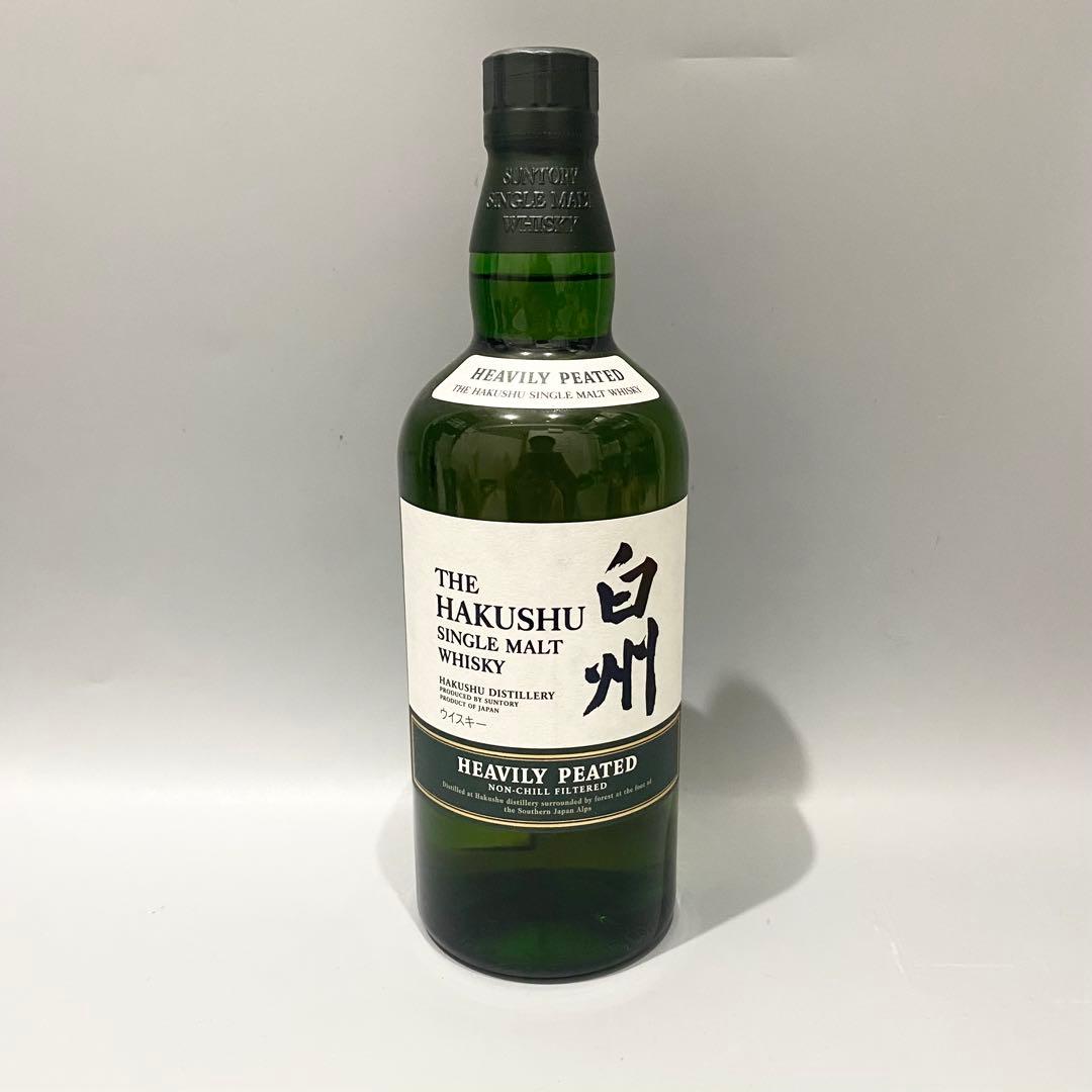 未開封 白州 ヘビリーピーテッド サントリー シングルモルトウイスキー